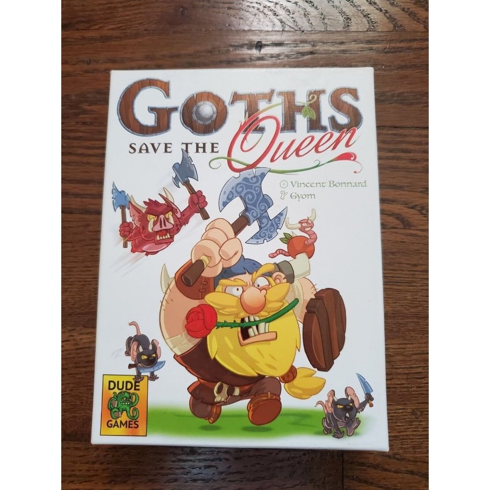 Dude Games Goths Save The Queen Strategy Board Game Night Fun  COMPLETE